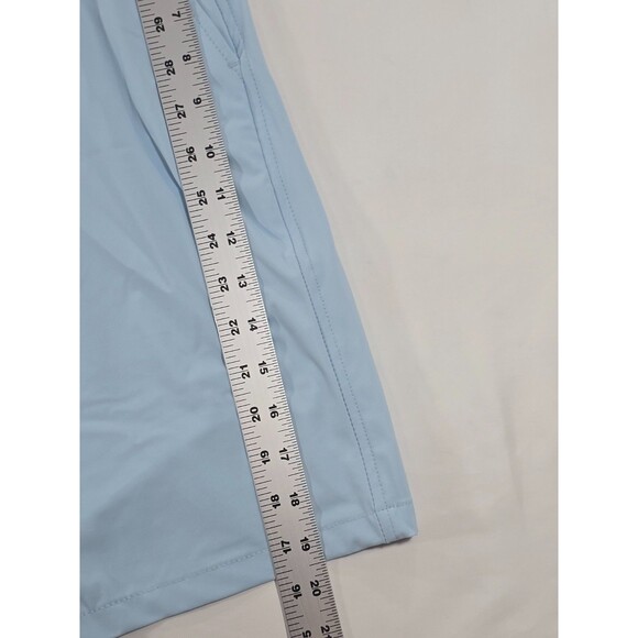 Kenneth Cole Golf Men's Baby Blue Golf Shorts Size 32 Athletic Flat Front - Picture 7 of 10